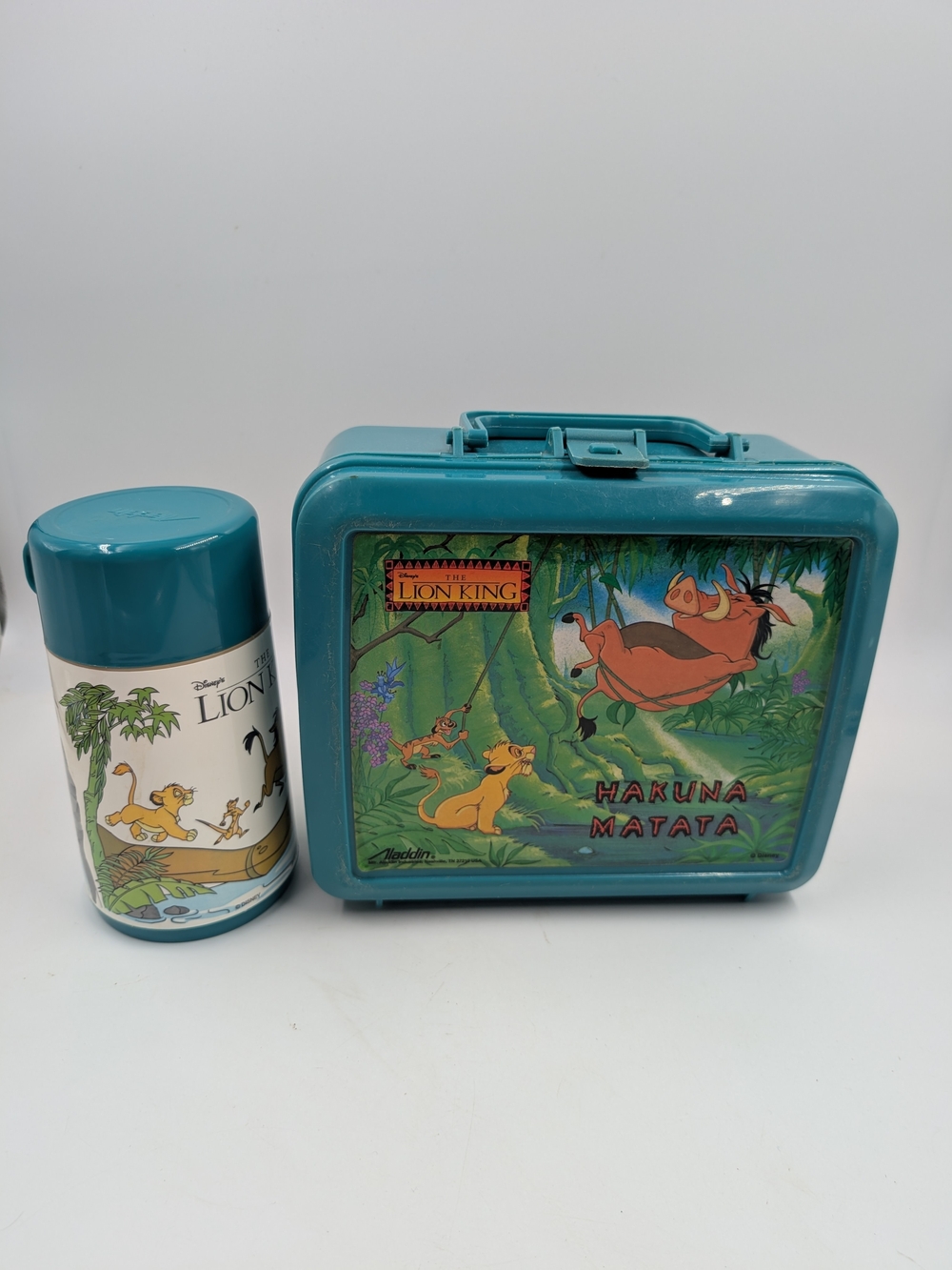 Disney The Lion King Teal Hakuna Matata Lunchbox and Thermos
